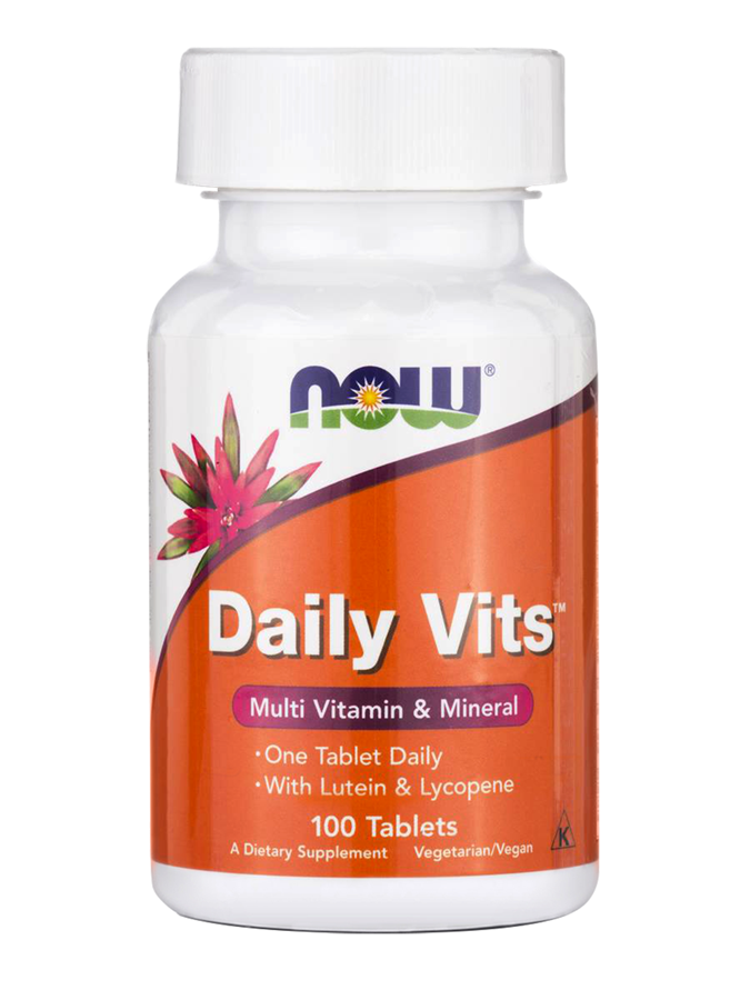NOW Foods Daily Vits multivitamin, 100 tablets